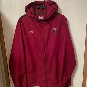 Under Armour Men's South Carolina Gamecocks Full Zip Jacket SZ L Basketball